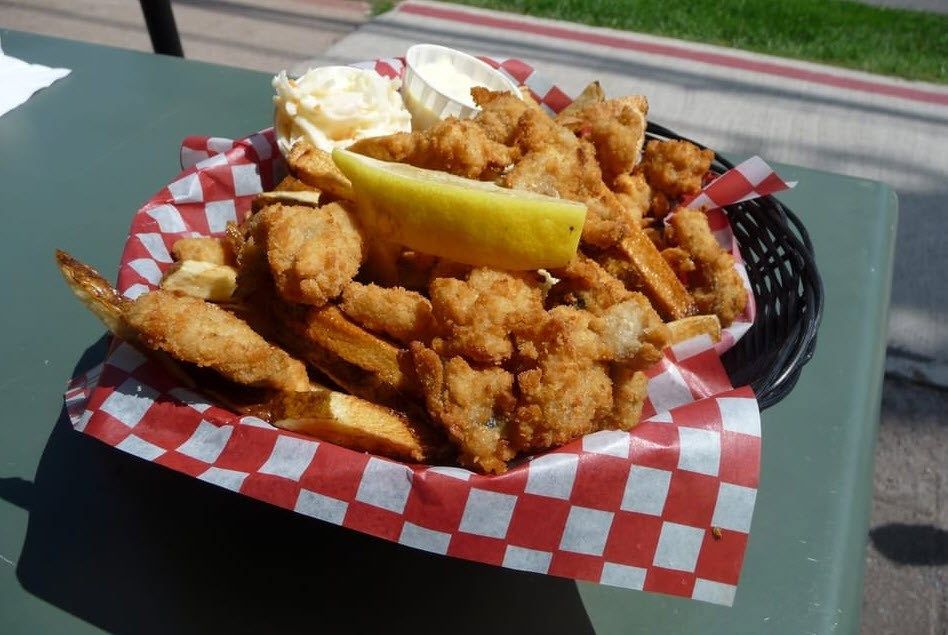 Fish Fry 1-2-3 basket with haddock, scallops and shrimp